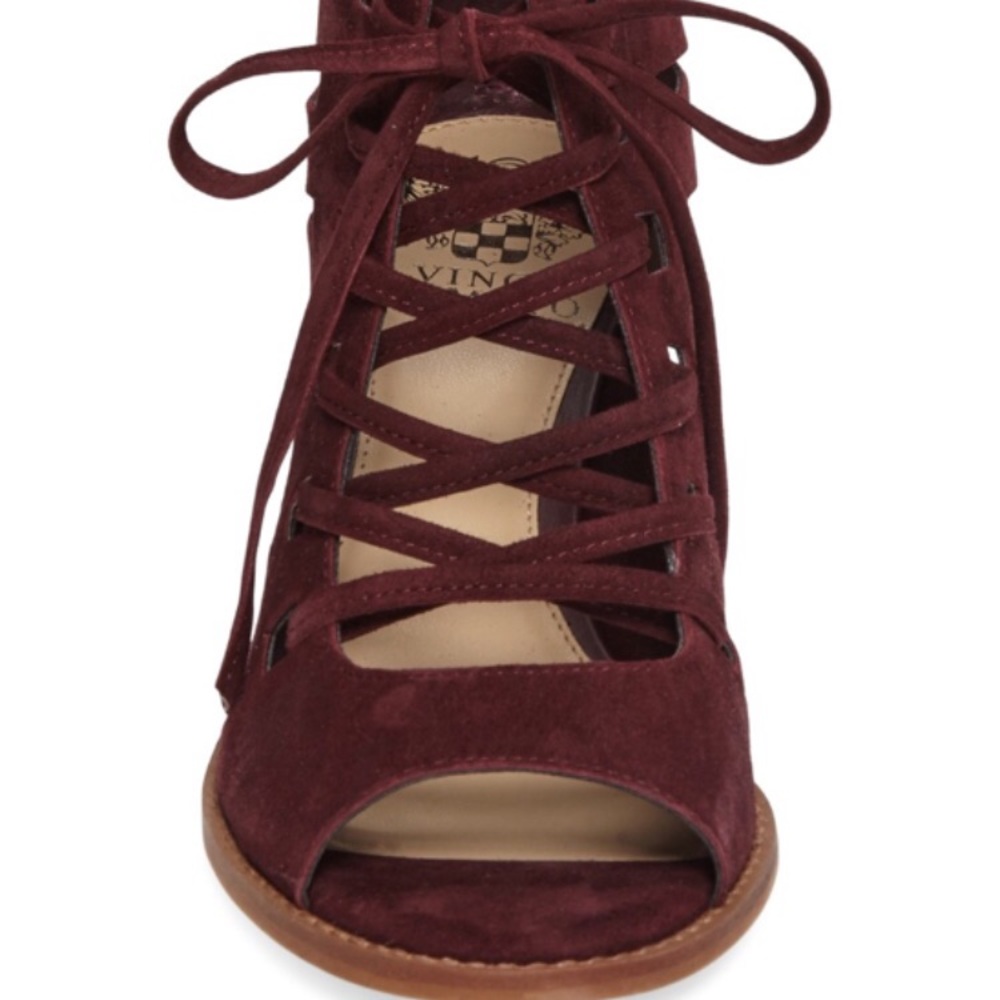 Vince Camuto Tressa Perforated Lace Up Sandal